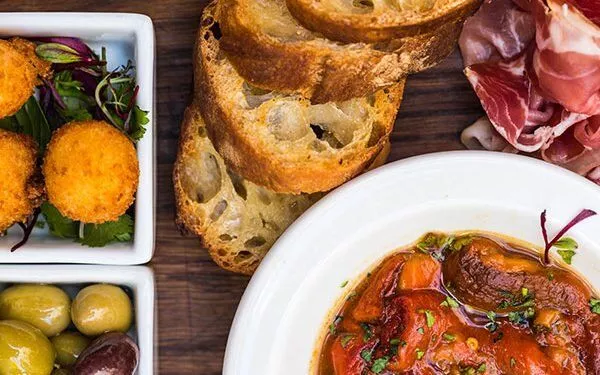 The mezze platter