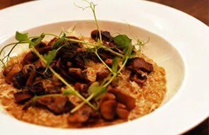 Wild mushroom risotto