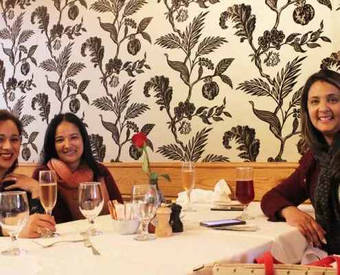 Guests at the Women's Day celebration